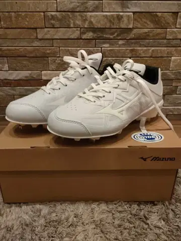 [새상품] 23cm MIZUNO 야구 스파이크 화이트