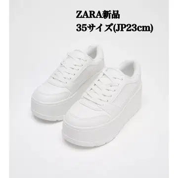 완판템 ZARA 플랫폼 스니커즈 35 사이즈 (JP 23cm) 택 포함 새상품