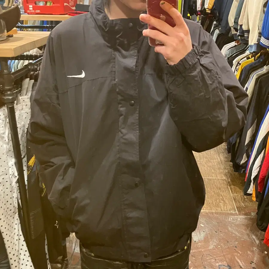 [HI] 빈티지 나이키 바람막이 블랙
