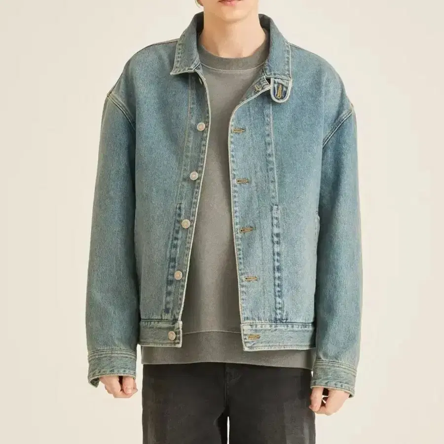 질스튜어트 뉴욕 데님 트러커 자켓 M _ 공용, 남성