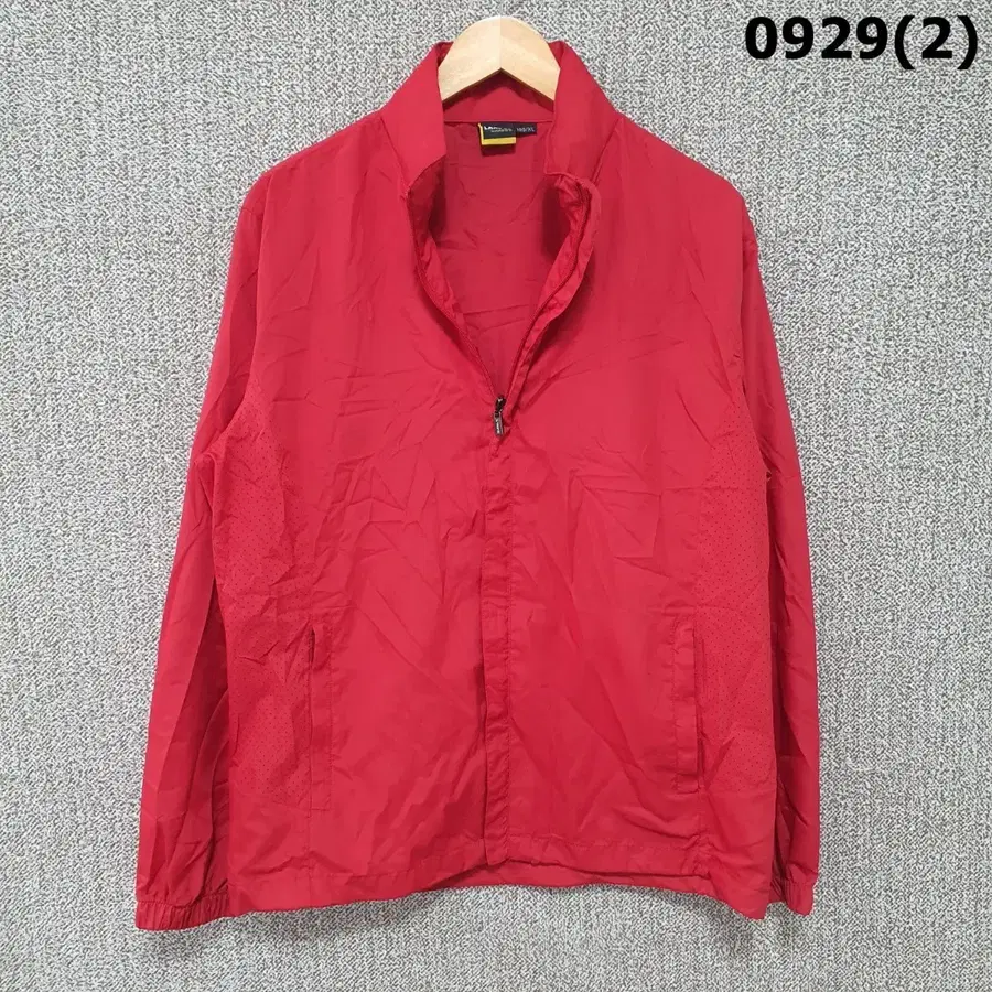 랜더스 바람막이 점퍼 빨간색 100xL