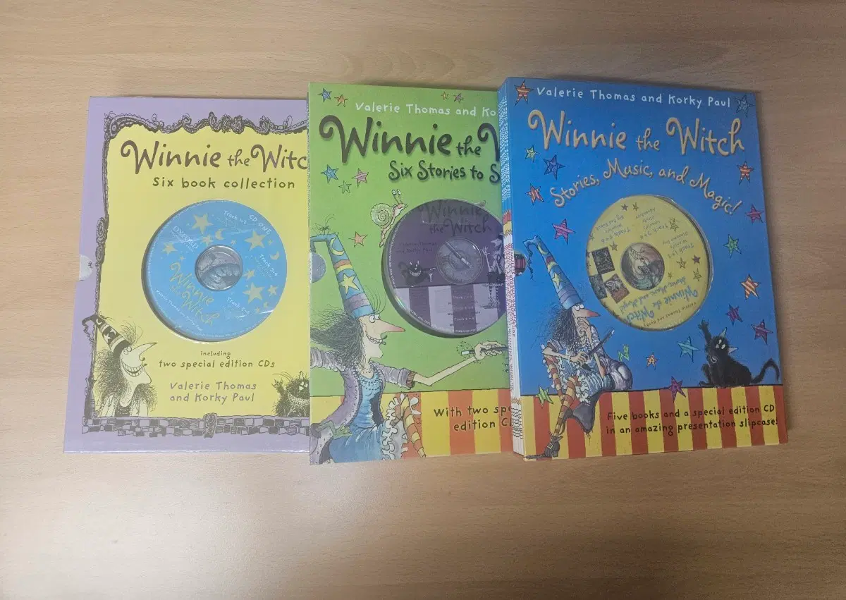 Winnie the Witch 리더스북 1+2+3집 풀세트(Paperback 17 + Audio CD 5))