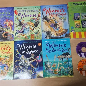 Winnie the Witch 리더스북 1+2+3집 풀세트(Paperback 17 + Audio CD 5