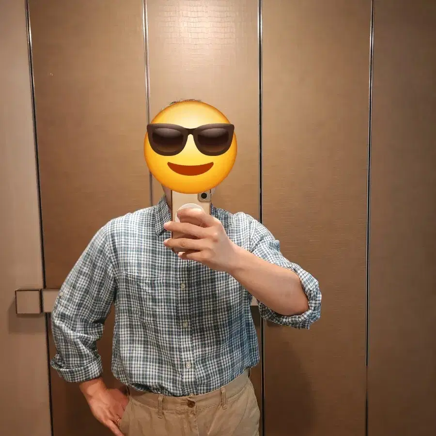 바나나리퍼블릭 린넨체크셔츠 입니다.