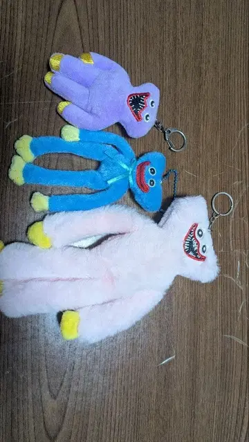 허기 워기 봉제 인형 키링 3종 세트