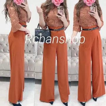 [새상품급] GIRL 걸 파티 드레스 팬츠 스타일 셋업 레이스