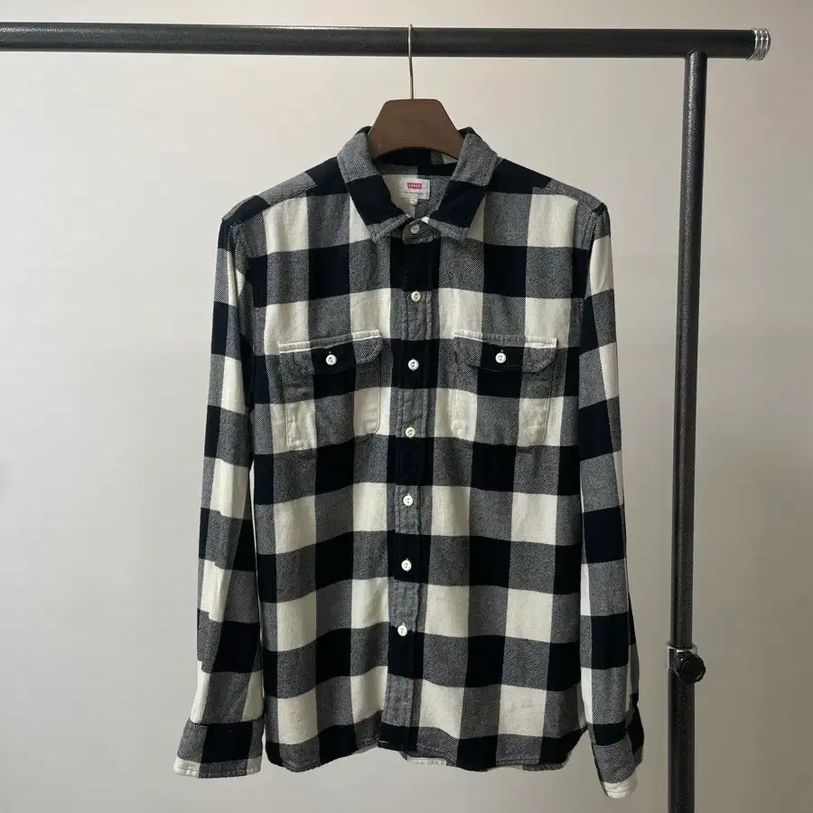 (L) levis 리바이스 투포켓 체크 플란넬 셔츠