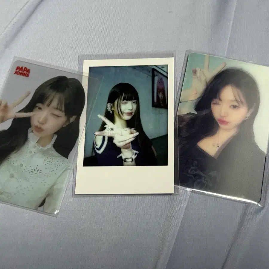 아이브 장원영 포카 일괄 파파존스 폴라