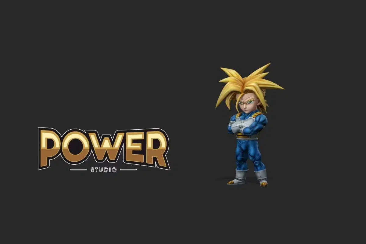 Power 트랭크스 레진 월콜 드래곤볼 레진 피규어