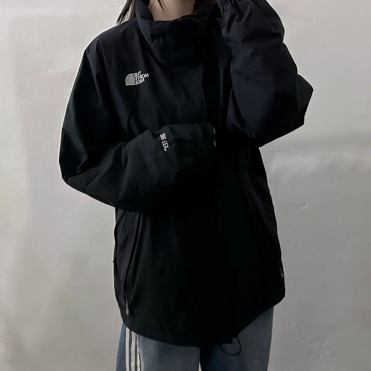 (L) 노스페이스 고어텍스 바람막이 자켓 블랙