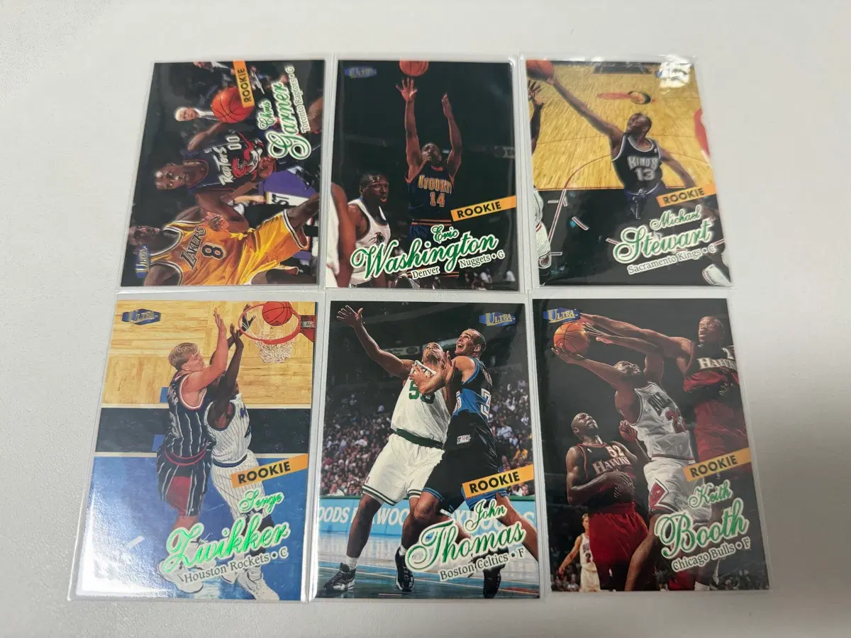 NBA 울트라 루키카드 6장