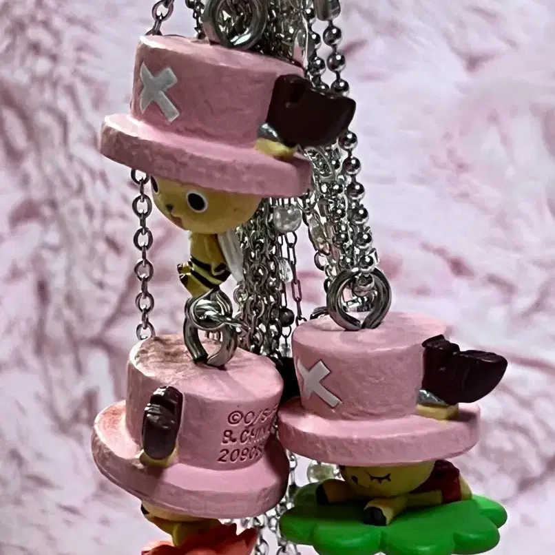 (할인적용)[handmade] 원피스 쵸파 키링 열쇠고리