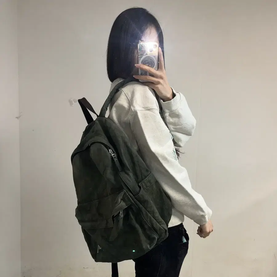 스투시 캔버스 워시드 백팩