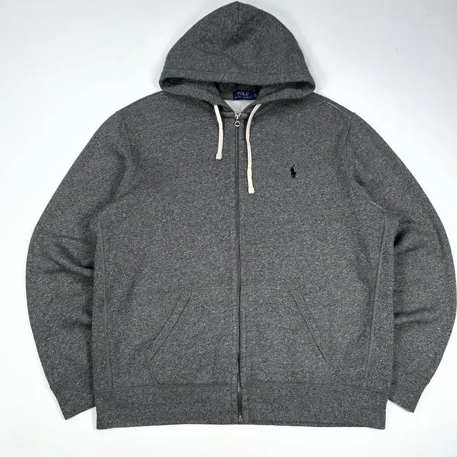 (2XL) 폴로 랄프로렌 클래식 포니 후드집업 차콜 그레이