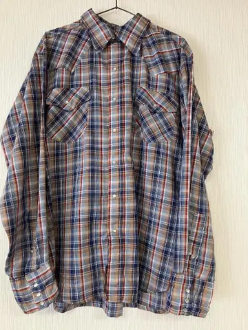 새상품급 [ BIG MAC JCPenney ] 샴브레이 셔츠 L 상당 70s