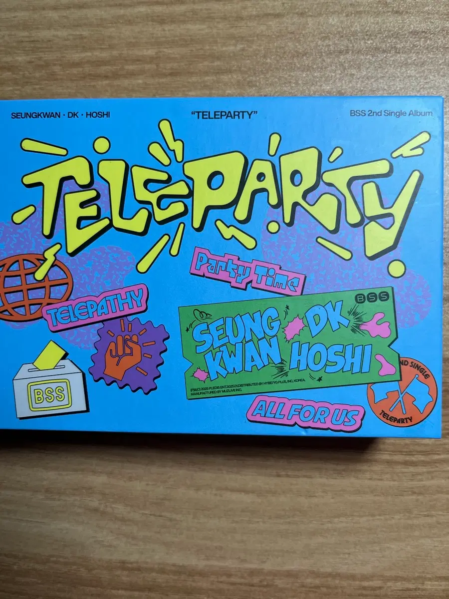 포카 포함) 부석순 teleparty 텔레파티 텔레파시 키트버전 앨범 호시 도겸 승관