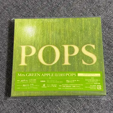 Mrs. GREEN APPLE 앨범 POPS 초회 한정판 (CD+DVD)