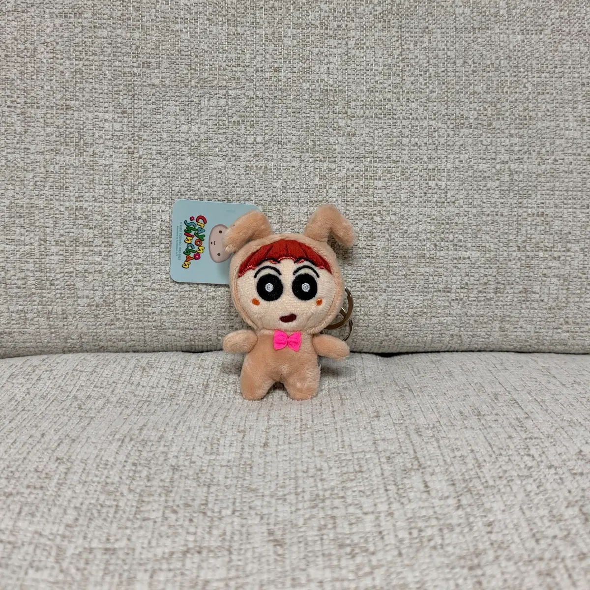 유리토끼 코스튬 유리 키링 인형 8cm