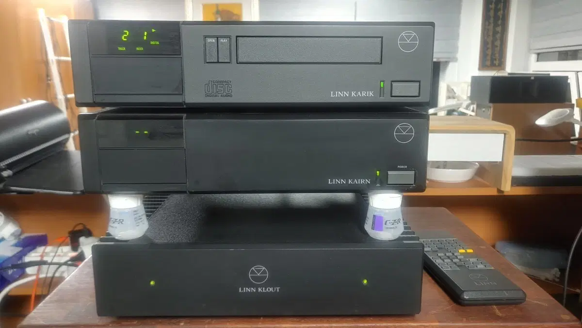LINN 카릭 CDP, 카이론 앰프, 클라우트 파워 앰프
