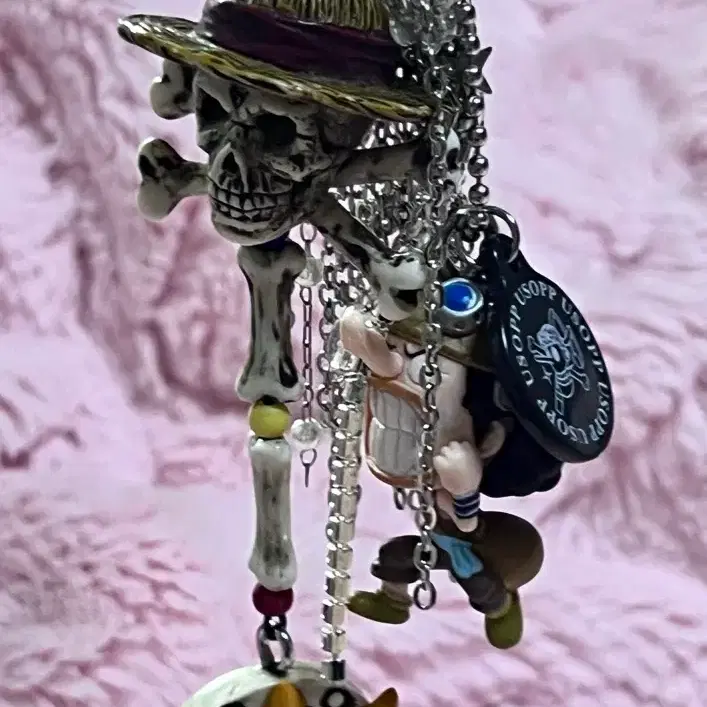 (할인적용)[handmade] 원피스 우솝 키링 열쇠고리