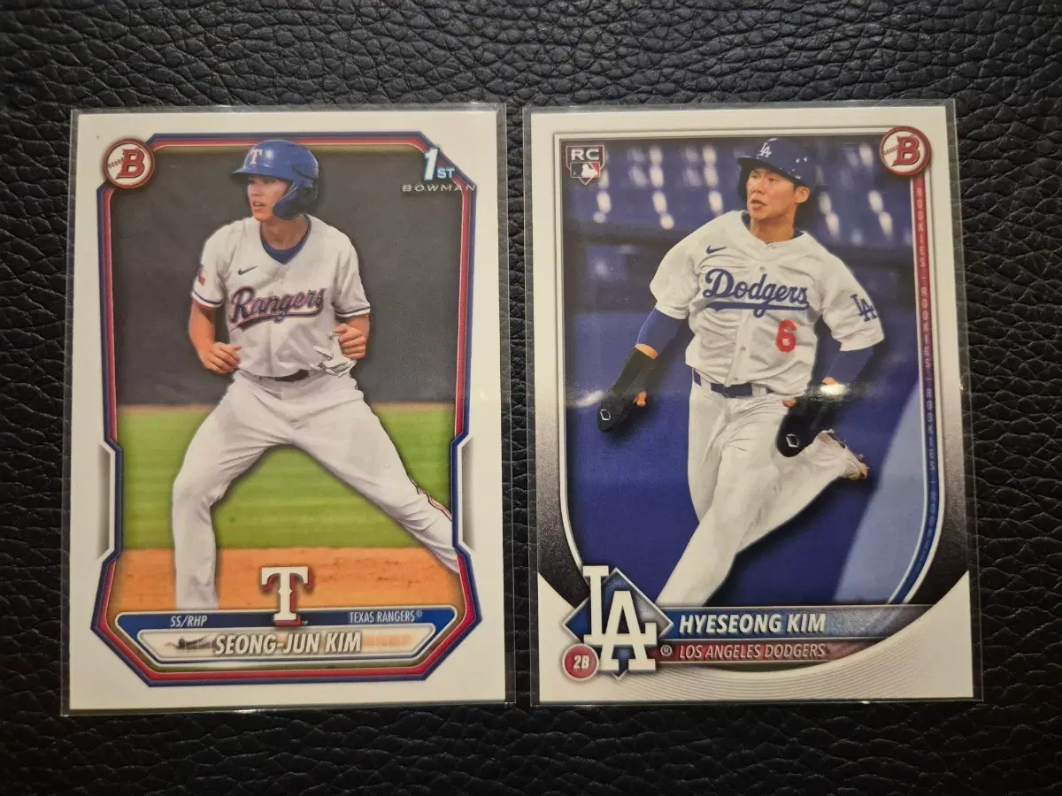 MLB 김혜성 김성준 베이스카드