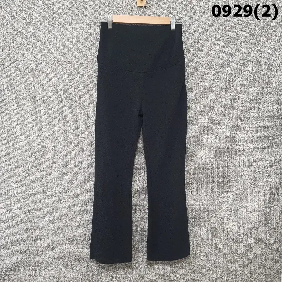 해피텐 임산부 부츠컷 블랙 바지 m