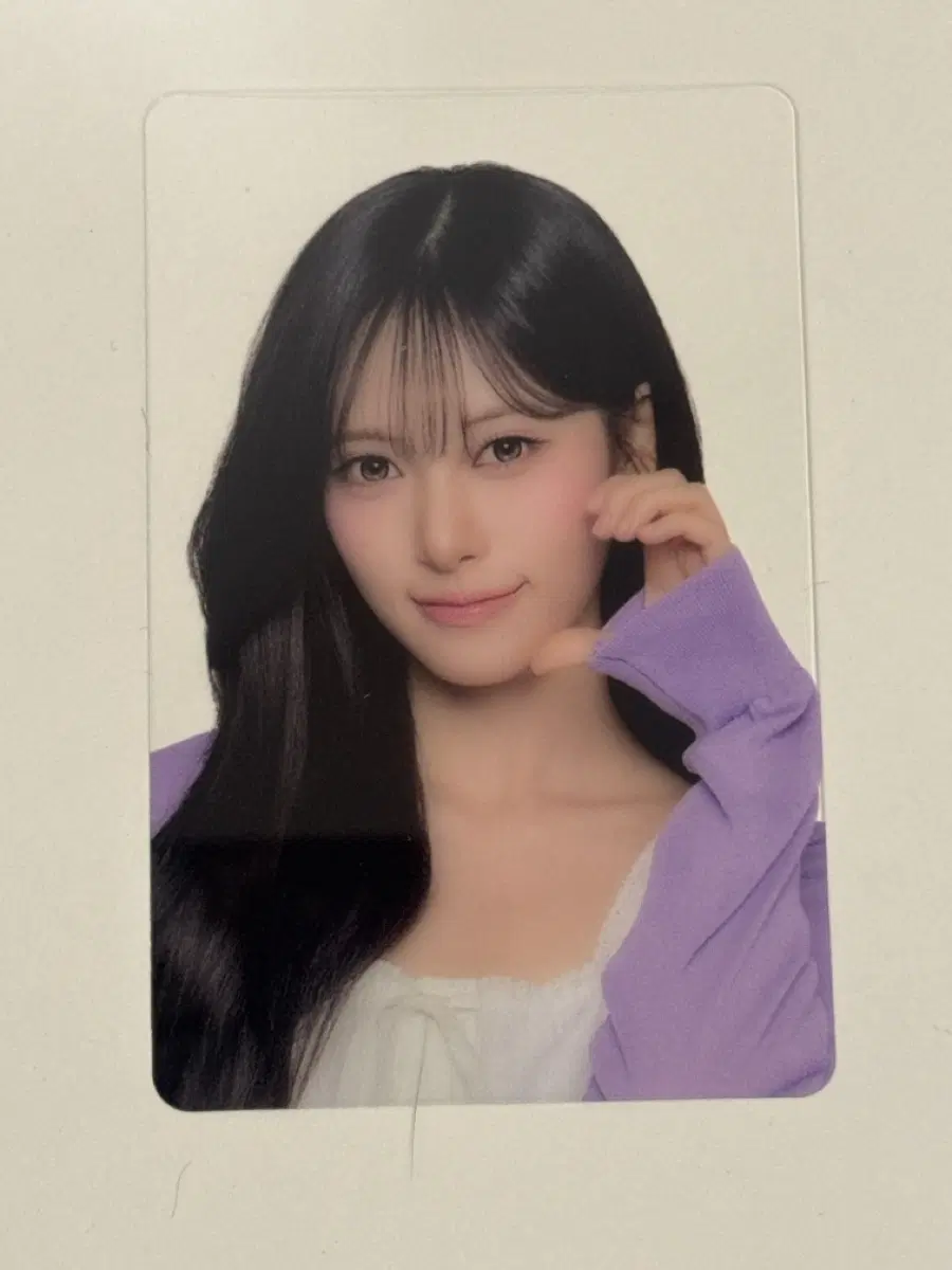 씨유 리센느빵 투명포카 리브 포토카드