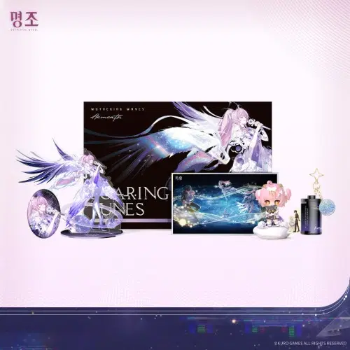 명조 에이메스 우주의 선율 패키지(여랑자) + EP 앨범 CD + 구매특전(아크릴블록,티켓)