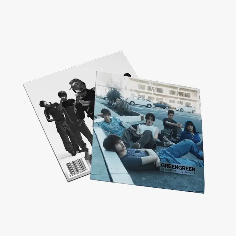 코르티스 GREENGREEN 바이닐 엘피 포카 분철
