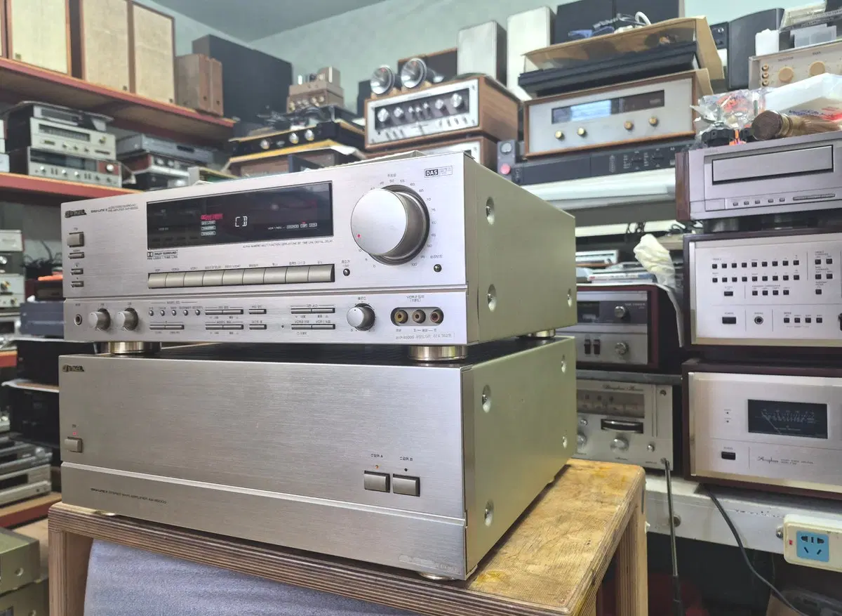 상태좋은 인켈 AM-8500 파워 /인켈8500G 프리 리모콘