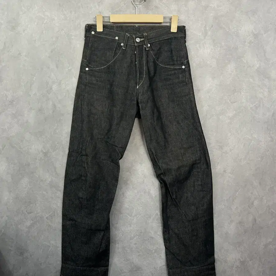 리바이스 블랙 엔지니어 진청 데님 팬츠 76사이즈