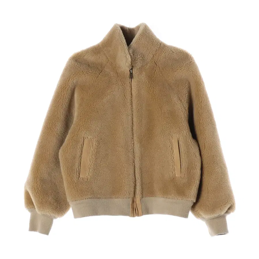 리본빛 24FW Rotty 로티 울 퍼 집업 재킷