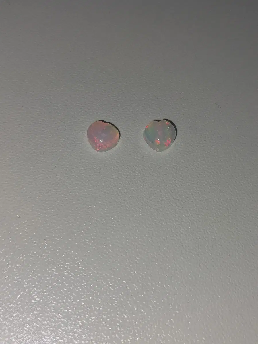 오팔 6mm 하트 나석 2개 세트