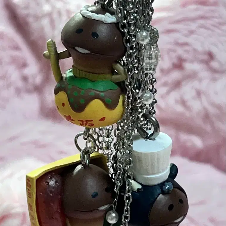(할인적용)[handmade] 나메코 키링 열쇠고리