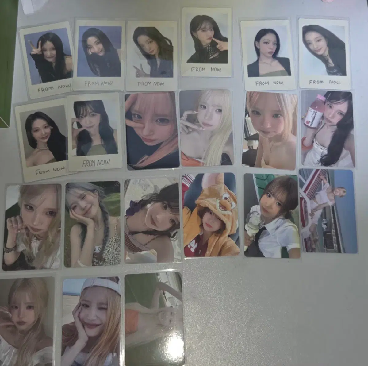 프로미스나인 포카 일괄판매60장(미공포,특전,콘서트 입장포카,멤버쉽컨셉포카,스내피즘포카)