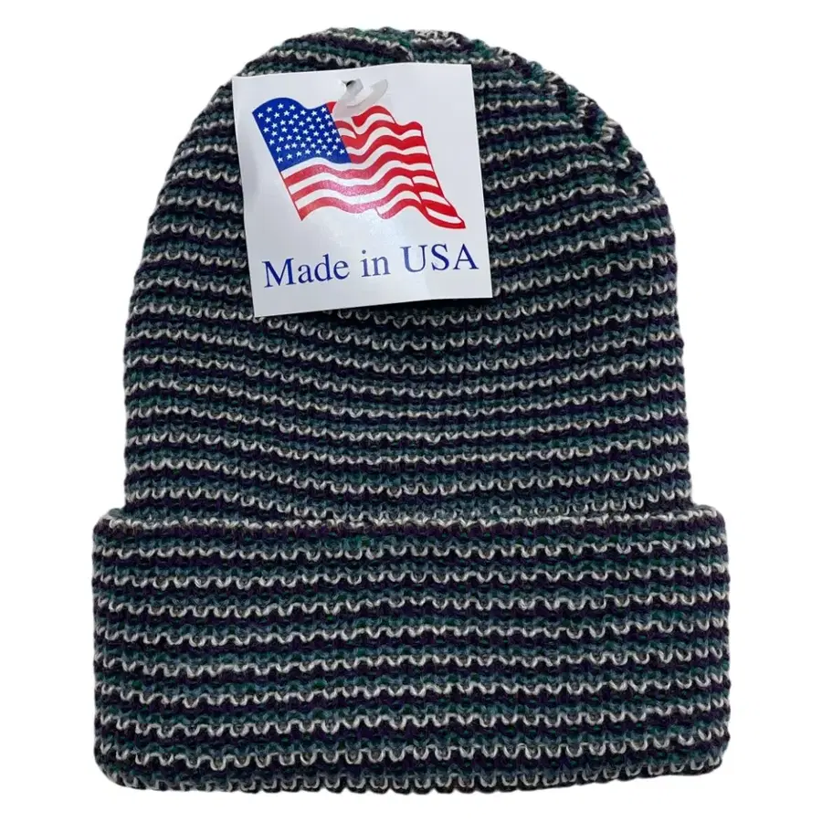 MADE U.S.A 트위드 믹스 비니 모자 b5