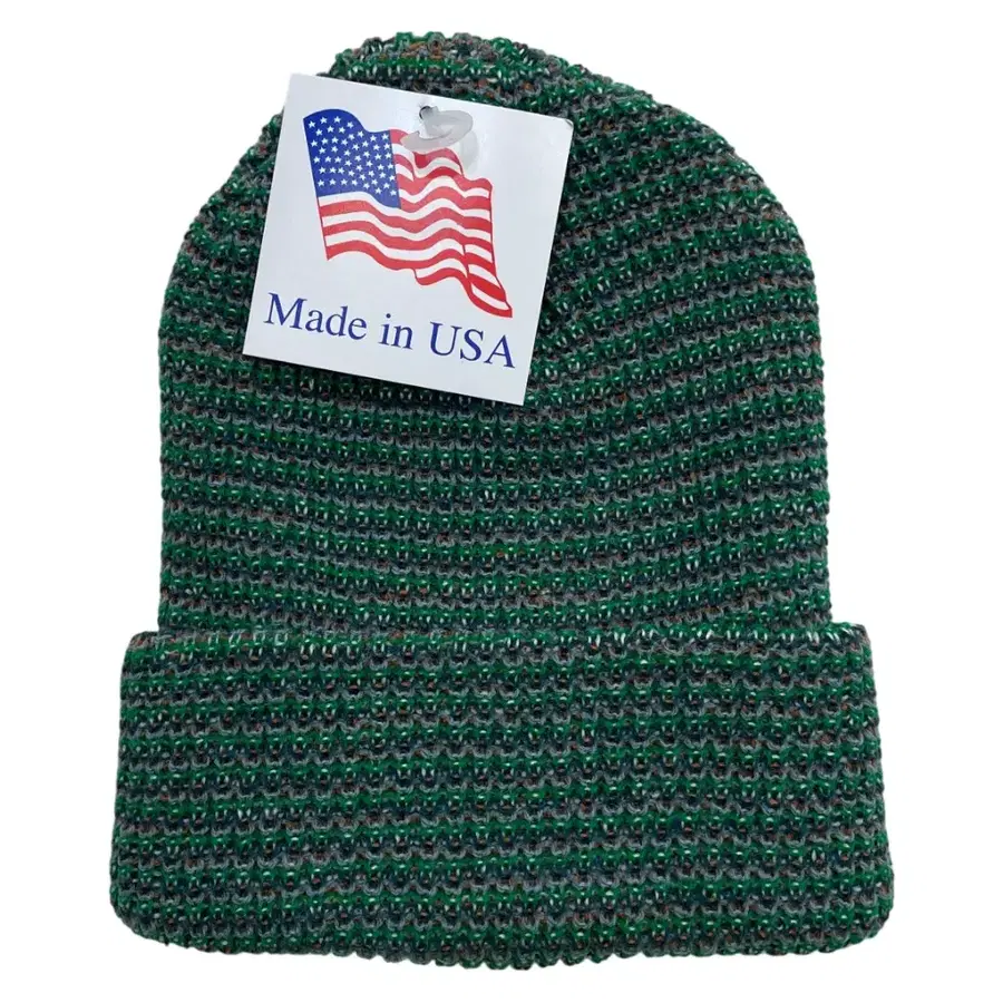 MADE U.S.A 트위드 믹스 비니 모자 b6