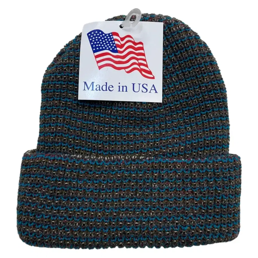 MADE U.S.A 트위드 믹스 비니 모자 b11