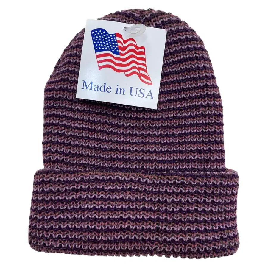 MADE U.S.A 트위드 믹스 비니 모자 b12
