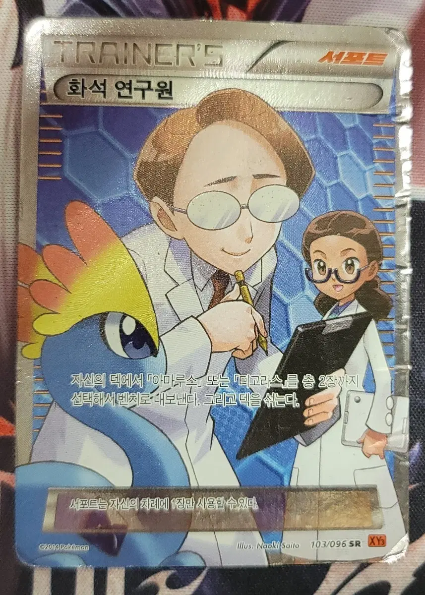 포켓몬카드 XY 화석 연구원 교환