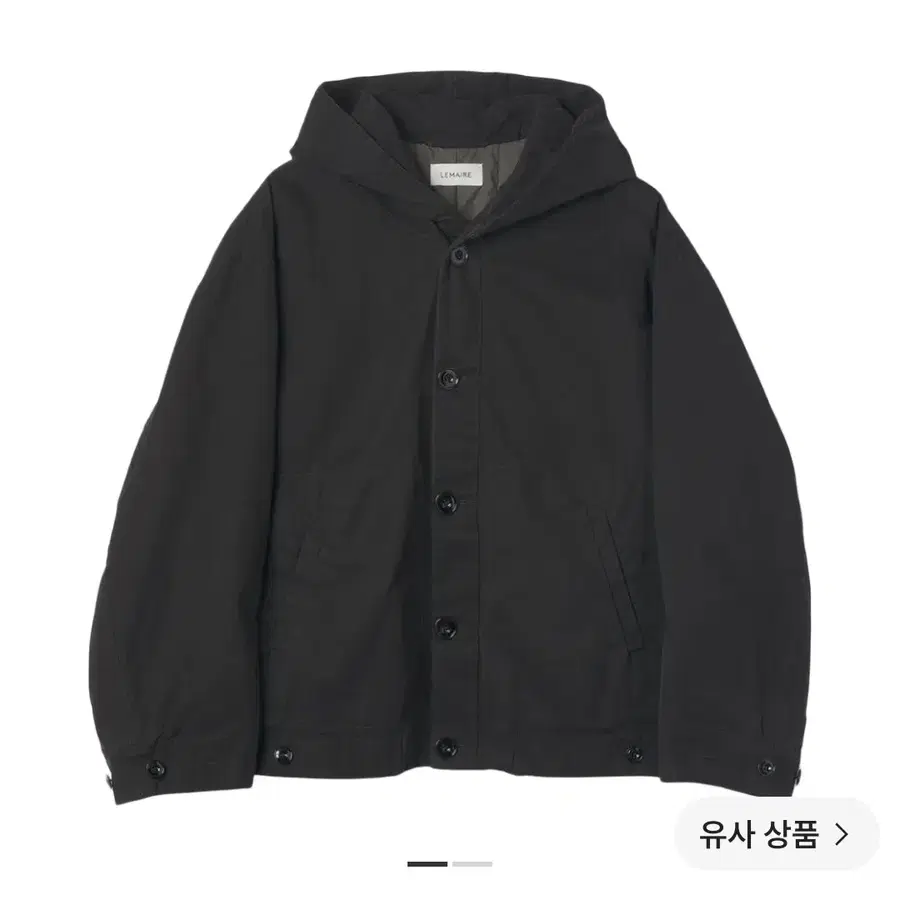 [새상품]르메르 후드 자켓 블랙 40사이즈