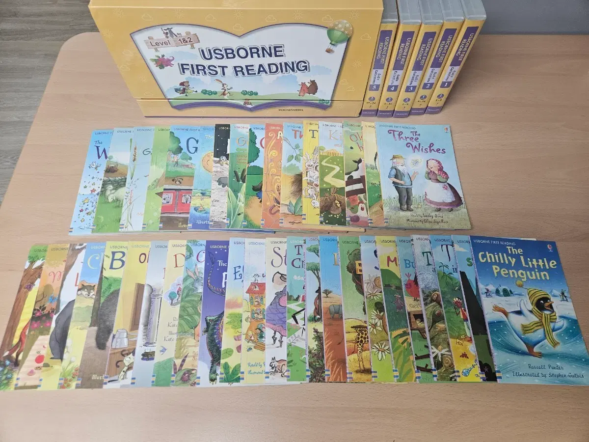 Usborne First Reading 1,2단계 (Book & CD) 40종 Full Set