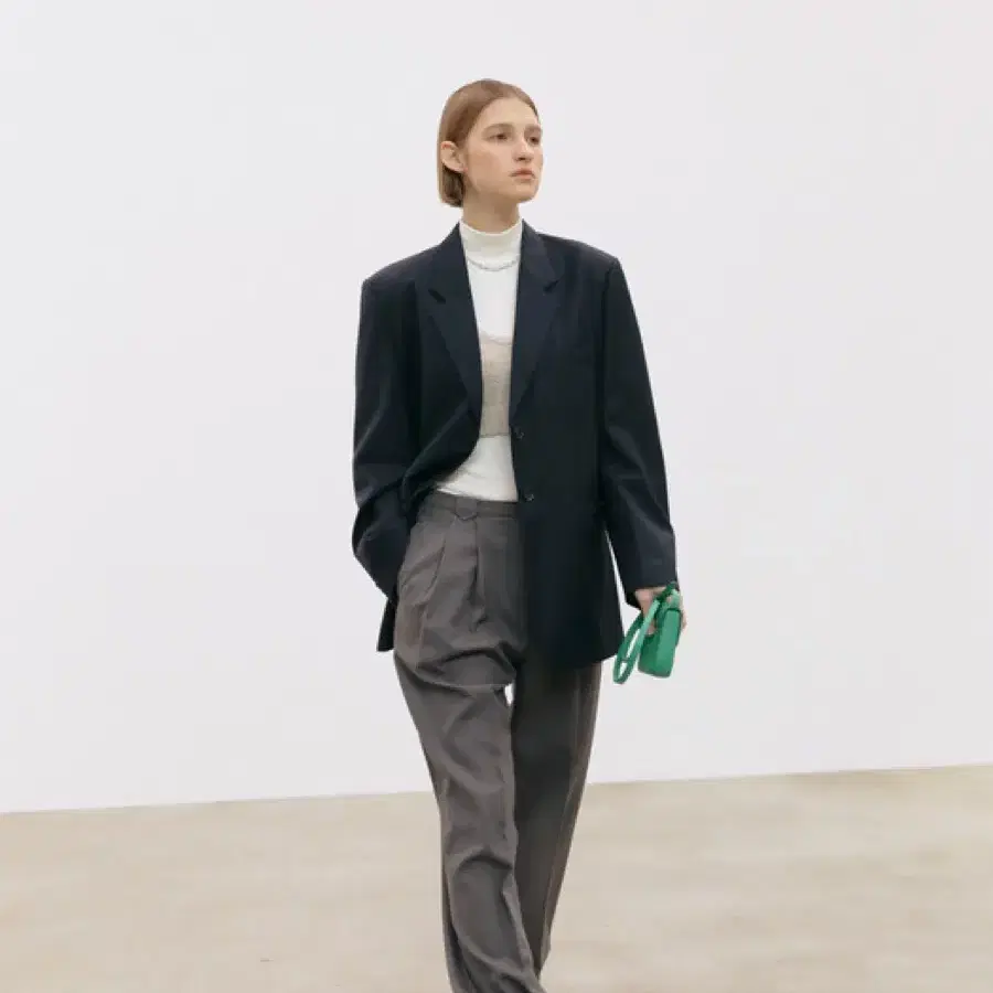 ethos 에토스 plain pintuck pants Camel S 사이즈