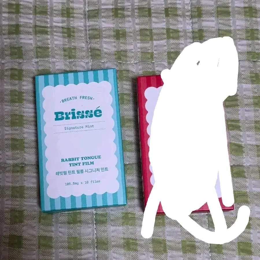 브리쎄 래빗텅 틴트 필름 시그니처 민트/크랜베리 민트 새상품