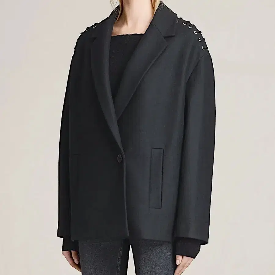 ALLSAINTS 올세인츠 Ada 레이스 숏 코트, M