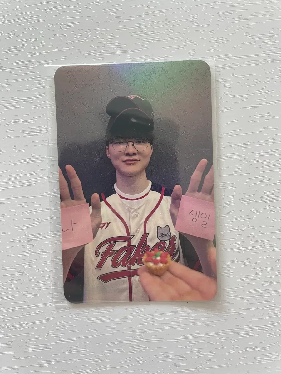 티원 페이커 생일 기념 포토카드 (새상품)