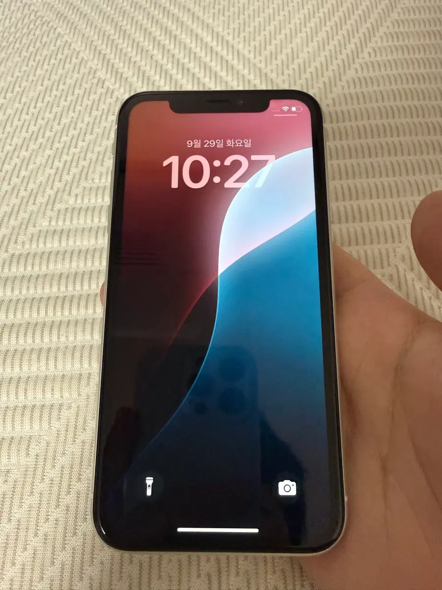 아이폰 XR 128기가 화이트