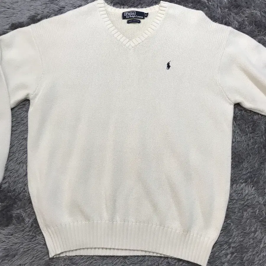 [M(실 L)] 폴로(POLO)랄프로렌 브이넥 코튼 니트1104
