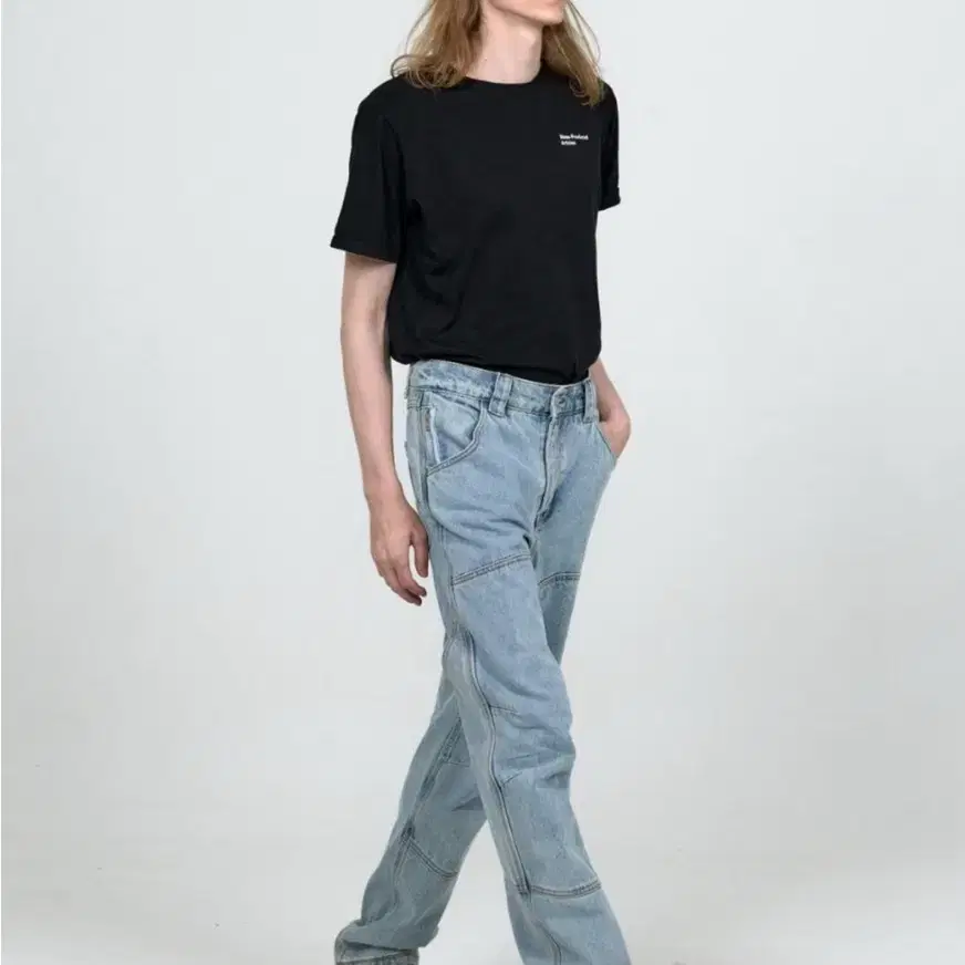 MPa CALF POCKET PANTS (STEEL BLUE) 플라스틱프로덕트 데님 판매해요