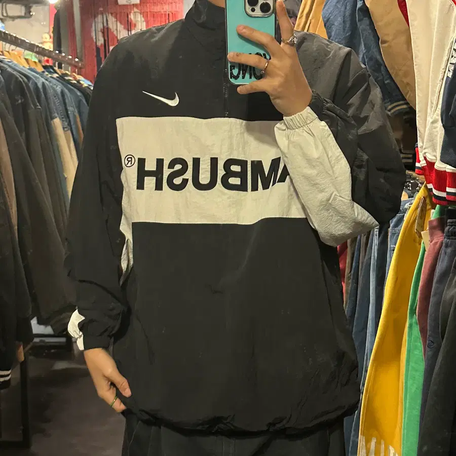 [IM] 나이키 바람막이 블랙